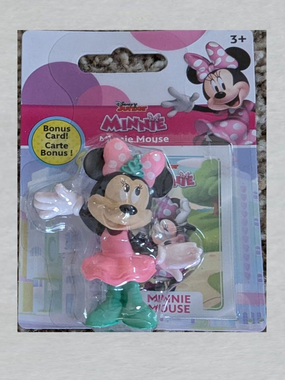 Disney Junior Minnie Mouse Figure Measures 2.5 inches